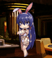 【正道を歩むバニー】秋山凜子.gif