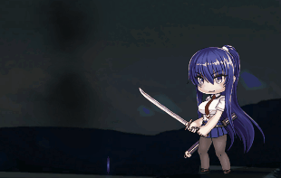 【猪突除霊】秋山凜子.gif
