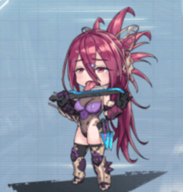 【裂命の鮮華】柳六穂SD.gif